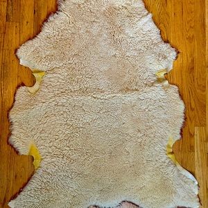 Sheepskin leather shearing